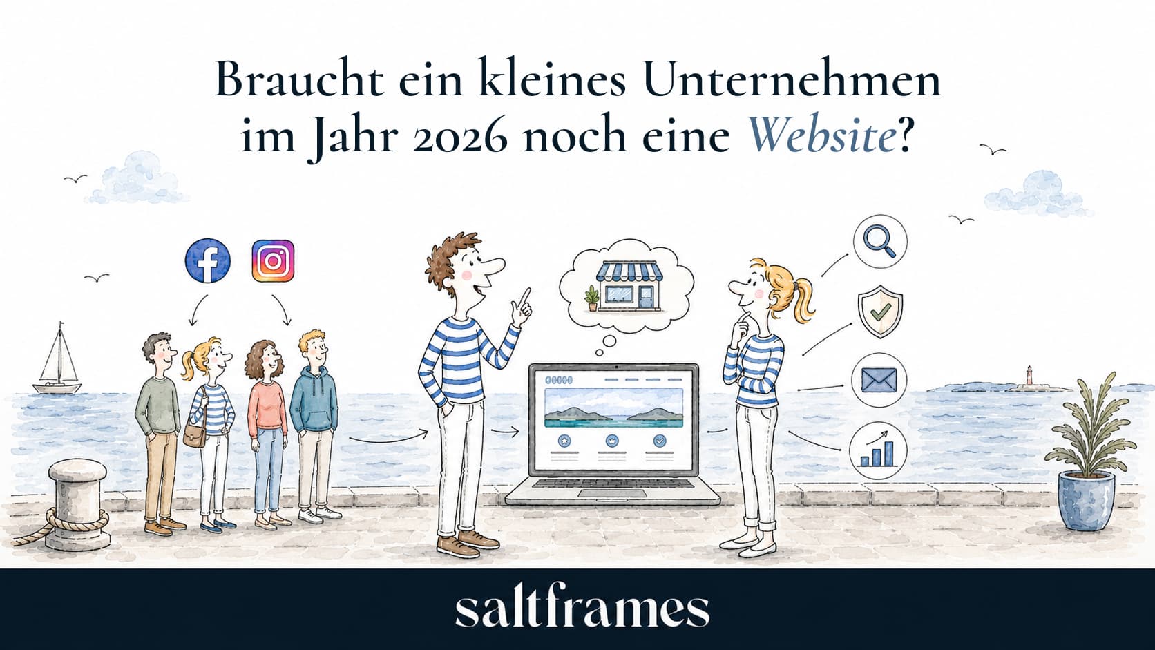 Braucht ein Kleinunternehmen 2026 noch eine Website?
