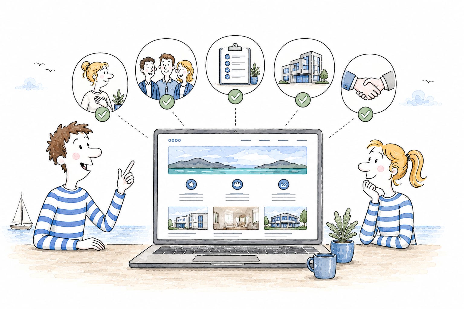 Eine Website stärkt das Vertrauen in Ihr Unternehmen